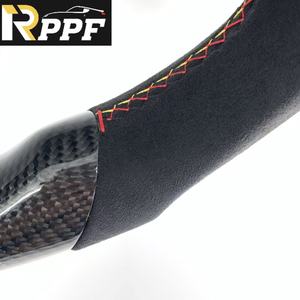 Volante in Fibra di Carbonio Personalizzato Rppf per <span class=keywords><strong>Audi</strong></span> A3 (8P) <span class=keywords><strong>Sportback</strong></span>, A4 (B8) Avant, A5 (8T), A6 (C6), A8 (D3), Q5 (8R) - Product Image 4