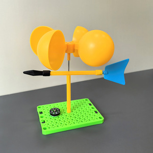 Mini Anemometer Wind Vane With Cup Spinner <b>Physics</b> Science Education Kit For Kids 8 12 Years PLA Material - Product Image 1