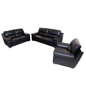 Housse de canapé pour canapés 3, 2 et 1 places, canapé en cuir italien, canapé <span class=keywords><strong>noir</strong></span> et or - Product Image 5