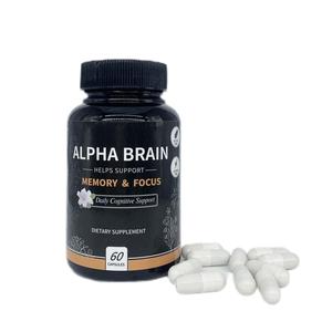 Capsules nootropiques Alpha Brain de DUOZI avec vitamine B6 et extraits de plantes pour la mémoire, la concentration et la clarté mentale, 60 capsules - Product Image 3