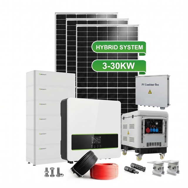 9.44kw Cap 10-64kwh Solar Generator Kit Portable Power Station for Camping & Emergency Home Backup with Foldable Panels