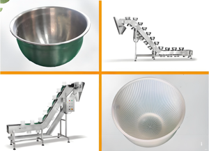 Paslanmaz çelik endüstriyel eğimli kova asansörü paketleme makinesi montaj hattı 380V/220V 2.5-10 metreküp/saat kapasitesi - Product Image 4