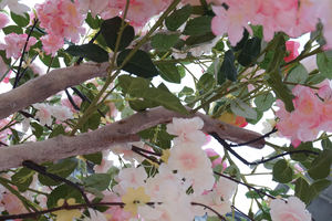 Árbol <span class=keywords><strong>de</strong></span> flores artificiales para salón <span class=keywords><strong>de</strong></span> belleza, rama seca, árbol <span class=keywords><strong>de</strong></span> flores artificiales <span class=keywords><strong>de</strong></span> glicina para interior, flor <span class=keywords><strong>de</strong></span> Rosa para boda - Product Image 4