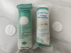 Tampons en coton biologique, design rond à 3 couches, lavables, économiseurs d'eau, confortables, doux pour la peau, démaquillants, logo personnalisé - Product Image 5