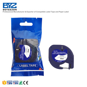 Boyeezon Ruban d'étiquetage compatible <span class=keywords><strong>Dymo</strong></span> Letratag 12mm*4m 12267/16952/16951/12268 - Product Image 2
