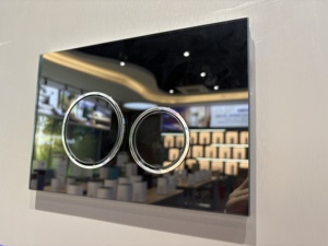 GL-003-BLACK che giấu Phễu thoát nước với Dual <span class=keywords><strong>Push</strong></span> Buttons Hot Bán Vòng Glass tấm tuôn ra cho phòng tắm nhà vệ sinh - Product Image 2