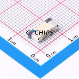 FPC-0.5AS-9PWCR-H20 FFC/FPC Connector SMD,P=0.5mm,Horizontal Mount Connector Drawer Type Top Contact 9P 0.5mm - Product Image 2