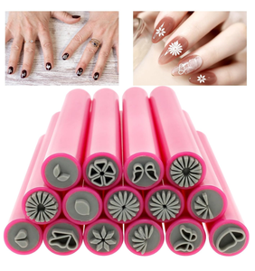 เครื่องปั๊มลาย<span class=keywords><strong>ดอก</strong></span>ไม้สำหรับผู้หญิงและเด็กผู้หญิงอุปกรณ์ทำเล็บดีศิลปะทำมือ - Product Image 3