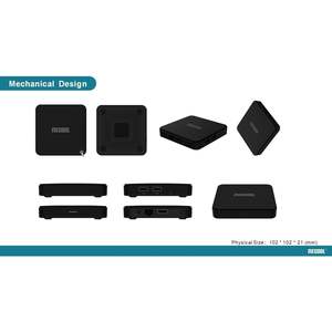 KM7 32GB Quad Core Amlogic S905Y4 Android 11.0 TV Box Certificat ATV 4K LED HDTV Smart TV pour Bluetooth WiFi 2.4G/5.8Ghz BT5.1 - Product Image 1