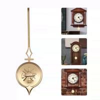 Horloge murale décorative moderne à pendule, petite, à monter soi-même, avec accessoire en métal noir, fonctionnant à piles AA, plusieurs tailles disponibles