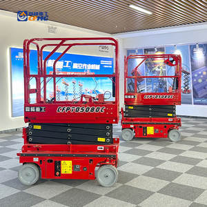 Mini Hydraulische Plattform Elektrische Mobile Selbstfahrende Elektrische Scherenhebebühne zur Vermietung - Product Image 4