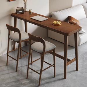 Tabouret <span class=keywords><strong>de</strong></span> bar haut en <span class=keywords><strong>bois</strong></span> massif, style moderne et simple, dossier élégant, chaise <span class=keywords><strong>de</strong></span> salle à manger en <span class=keywords><strong>bois</strong></span> et cuir, fabrication italienne, pour bars - Product Image 5