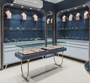 Showcase Design Popular Jewelry Shop Interior Design Ideas Wall Display Case Cabinet For Sale