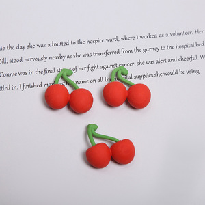 Gomme de cadeau de fête des enfants détachable de fruits de dessin animé mignon en gros créatif en gros gommes alimentaires de forme 3D - Product Image 3