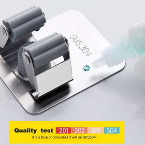 Soporte de fregona y escoba <span class=keywords><strong>para</strong></span> montaje en pared, organizador de piso, venta directa de fábrica, venta al por mayor - Product Image 4