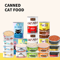 Sauce à la viande Furzo pour chats, nourriture humide, saveurs variées, thon, maquereau, poisson d'océan, riche en protéines et en viande, friandises digestives pour chats, 80 g