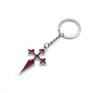 Llavero de la Cruz Roja, colgante de aleación de zinc, joyería portátil, regalo para hombres y mujeres - Product Image 1