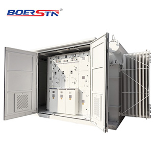Subestación Transformadora Eléctrica Compacta <span class=keywords><strong>de</strong></span> Acero Metálico <span class=keywords><strong>de</strong></span> 1000KVA 24V para Uso en Exteriores - Product Image 2