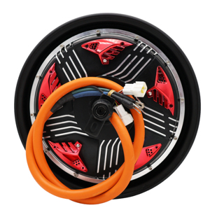 רכזת מנוע 72V 750w IP66 עמיד למים 12 אינץ' ערכת מנוע רכזת לאופניים חשמליים ללא מברשות מגנט קבוע 1.31-25kg.cm מומנט - Product Image 3