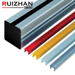 Penutup Strip Profil Ekstrusi ABS PP PE Pvc Profil Ekstrusi Kustom untuk Slot T Aluminium Ekstrusi