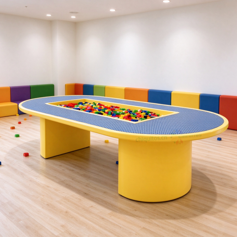 Eco Block Chiquitos Montessori Kids Teenager Activity Table Eco-Friendly Easy ...