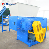 Tek şaftlı parçalayıcı makinesi balık ağı parçalayıcı plastik parçalayıcı