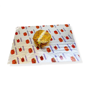 <span class=keywords><strong>Carta</strong></span> <span class=keywords><strong>per</strong></span> Alimenti Personalizzata <span class=keywords><strong>per</strong></span> Confezionamento di Hamburger, Sandwich e Pane (Riciclabile) <span class=keywords><strong>Carta</strong></span> Alluminio a Nido d'Ape - Product Image 4