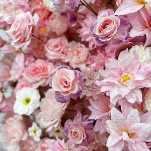 Schmetterlingsförmige Künstliche Blumenarrangements Rosa Seidenblumen-Dekorationen für Hochzeits-Event-Hintergründe und Tischdekoration - Product Image 4