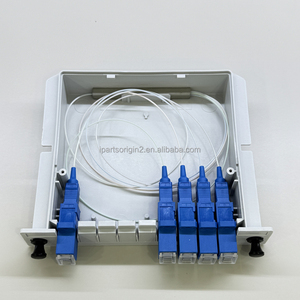 กล่องแยกไฟเบอร์ออปติกแบบฝังใน 1x4 SC UPC APC PLC กล่องแยกไฟเบอร์ SC สำหรับกล่องกระจายไฟเบอร์แบบ Single Mode - Product Image 3