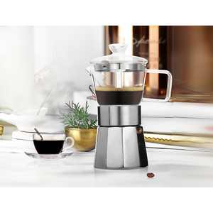 Cafetera exprés de alta calidad vendedora caliente Cafetera italiana Moka Cafetera - Product Image 5