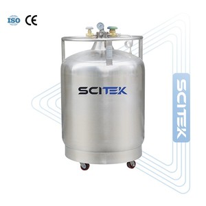 ถังบรรจุไนโตรเจนเหลว SCITEK พร้อมดีไซน์คอถังที่เป็นเอกลักษณ์  หน้าจอแสดงระดับ  วาล์วโซลินอยด์  ถังสแตนเลส - Product Image 5
