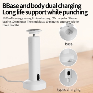Portable Electric Foot Scrubber Set Adjustable Stainless Steel Callus Remover with Charging Base for Manicure Pedicure - Product Image 2