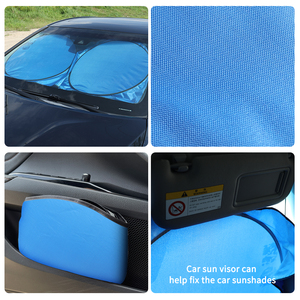 Xiangta 170T 190T 210T Tất Cả Các Mùa Phổ Ô Tô Xe Kính Chắn Gió Xe Che Nắng Với Lưu Trữ <span class=keywords><strong>Pouch</strong></span> Ô Tô - Product Image 4