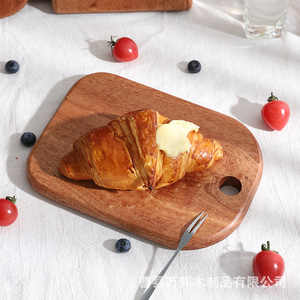 Cross-border Nordic wooden <b>dinner</b> plates, Japanese wooden plates, wooden <b>trays</b>, household steak plates, pizza plates, - Product Image 2