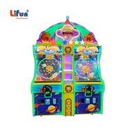 Máquina Arcade Personalizada LIFUN Meteor Ball con Volante Interactivo, Luces LED Giratorias y Juego de Redención