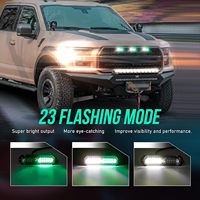 Hochwertige LEDs Not blitzlichter Bernstein blau Grün Weiß Rot Blinkende Arbeits licht leiste Für Auto Fahrzeug Boot