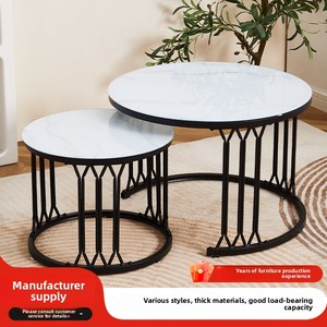 Bán buôn phong cách Bắc Âu di động có thể thu vào làm tổ Bàn cà phê thủy tinh mới kết hợp mô hình-lớn nhỏ đồ nội thất nhà cho - Product Image 2