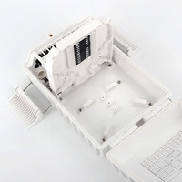 Caja de terminales Ftth de 24 núcleos, caja de distribución de fibra óptica IP65, impermeable, para exteriores, montada en la pared, caja de empalme de fibra óptica OTB FAT
