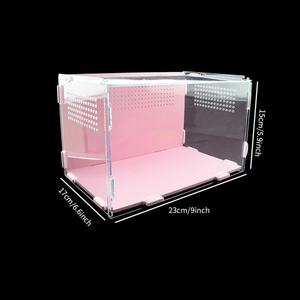 Plastic Acrylic Reptile Terrarium Breeding <b>Box</b> Turtle Wild Trap Holding Large Customized Size Durable Eco-Friendly Animal Pet - Product Image 4