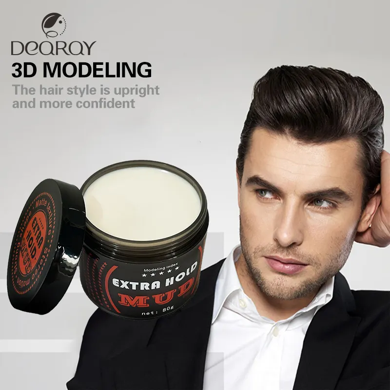 Best quality wholesale matte mud natural hair products styling paste hair clay for men