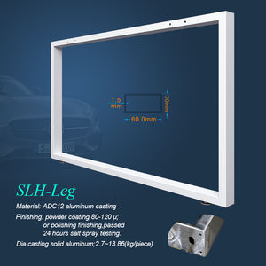 مكتب عمل صغير عالي الجودة بمقعدين على الجانبين، ثابت وسهل التركيب، بسعر منخفض، أثاث مكتبي حديث - Product Image 4