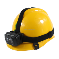 Lampe frontale anti-explosion Lontu 3W LED Spot Flood Light 3 modes d'utilisation Montage sur tête Clip de casquette Casque Utilisation IP66 Étanche