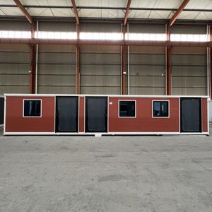 Vente directe d'usine Villa préfabriquée <span class=keywords><strong>de</strong></span> 40 pieds <span class=keywords><strong>avec</strong></span> 3 chambres à coucher Maison mobile préfabriquée Casa Contenedor Conteneur extensible Maison préfabriquée - Product Image 1