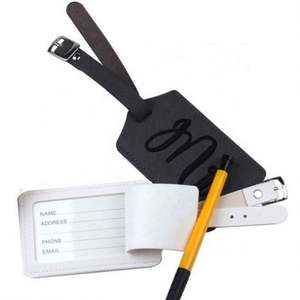 Etiqueta de Equipaje de Viaje Moderna y Ecológica de Cuero PU de Alta Calidad con Logotipo Personalizado, Impresión Serigráfica y Diseño de Letras - Product Image 6