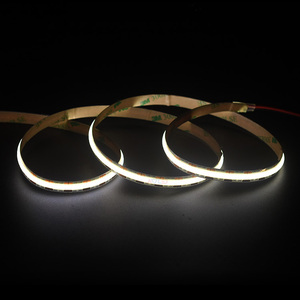 Mini bande lumineuse flexible de 16.4Ft LED DC12V 8Mm de large Cob Light 528Chip IP20/IP65 10W 3000K centre commercial COB Strip Light - Product Image 1