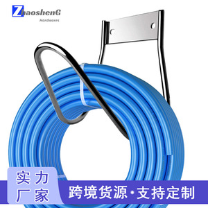 Stainless Steel Wall Mounted Garden <b>Hose</b> <b>Hanger</b> For Outdoor Water <b>Pipe</b> Storage Rack With Screw Embedded Installation - Product Image 5