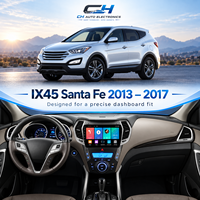 Adapté pour IX45 Santa Fe 2013-2017 Autoradio multimédia 9 pouces tactile sans fil Carplay Android Auto GPS WIFI Bluetooth DSP