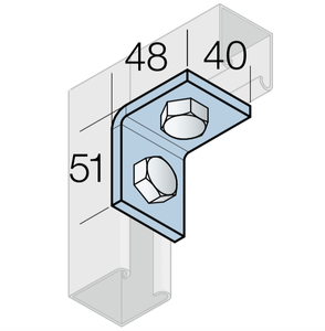 L Тип Кронштейн углеродистая сталь металл высочайшего качества канала оцинкованная поддержка аксессуары - Product Image 2