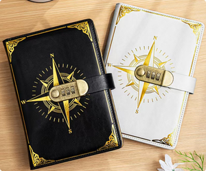 Promozionale A5 con copertina rigida per Notebook composizione di 100 pagine cancelleria B5 formato a fogli mobili blocco con Password quaderni di scuola all'ingrosso - Product Image 2