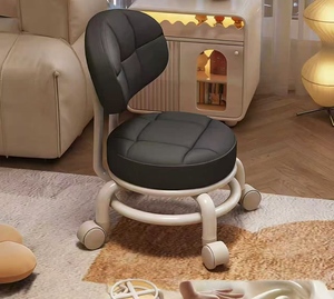 Taburete con Ruedas Wanxiang, Taburete Bajo Móvil para el Hogar, Banco Resistente y Duradero con Ruedas, Silla con Respaldo y Ruedas - Product Image 6